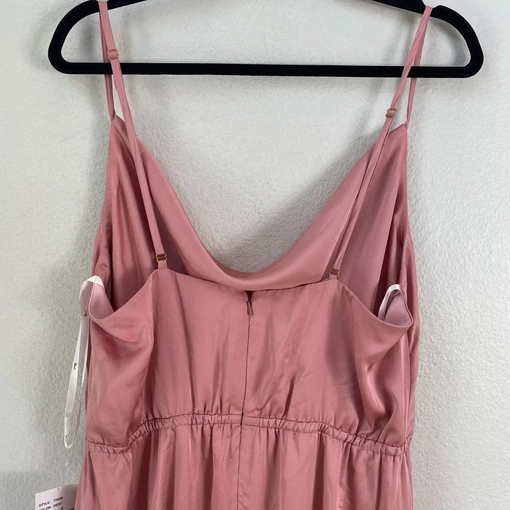 Thread‎ Bridesmaid XL Cowl Neck Formal Gown Desert Rose Prom Dress Bridesmaids
